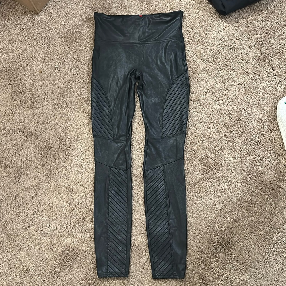 Spanx Size Small Black Moto style